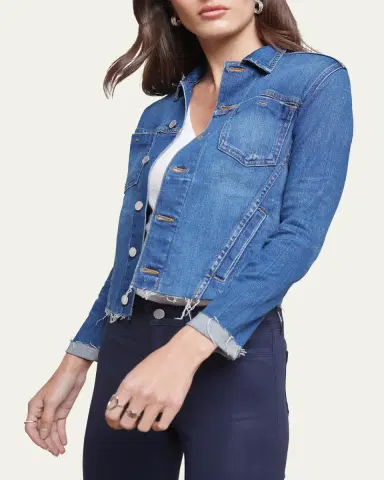 L'Agence Janelle Slim Raw-Edge Jacket | Thumbnail 6 L'Agence Janelle Slim Raw-Edge Jacket | Thumbnail 6