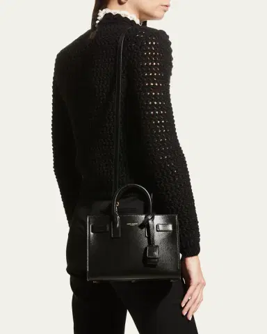 Saint Laurent Sac De Jour Nano Top-Handle Bag in Smooth Leather | Thumbnail 5