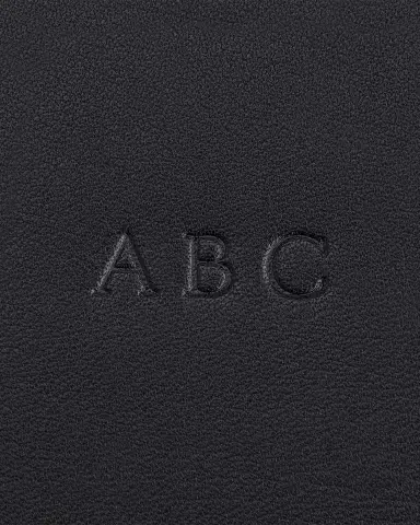 Royce New York Monogrammed Leather Valet Key Chain, Personalized | Thumbnail 2