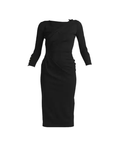 Giorgio Armani Asymmetric Keyhole Midi Dress | Thumbnail 1 Giorgio Armani Asymmetric Keyhole Midi Dress | Thumbnail 1
