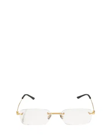 Cartier Men's Rectangle Titanium Optical Glasses | Thumbnail 1
