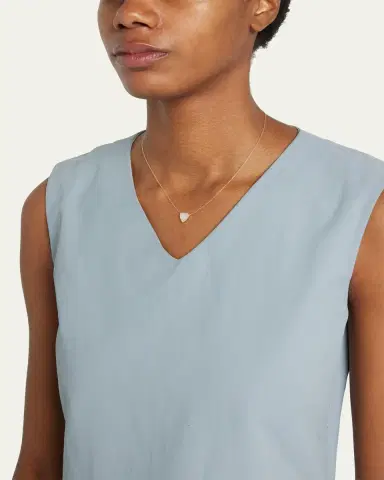 Jennifer Meyer 18k Mini Inlay Heart Necklace | Thumbnail 2