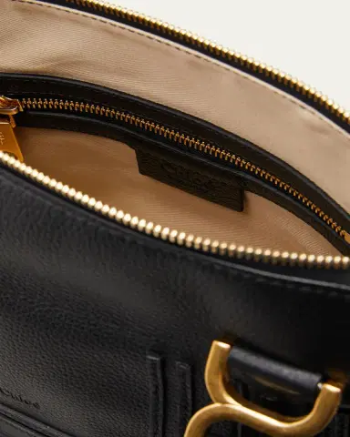 Chloé Marcie Small Satchel Bag in Grained Calfskin | Thumbnail 4 Chloé Marcie Small Satchel Bag in Grained Calfskin | Thumbnail 4