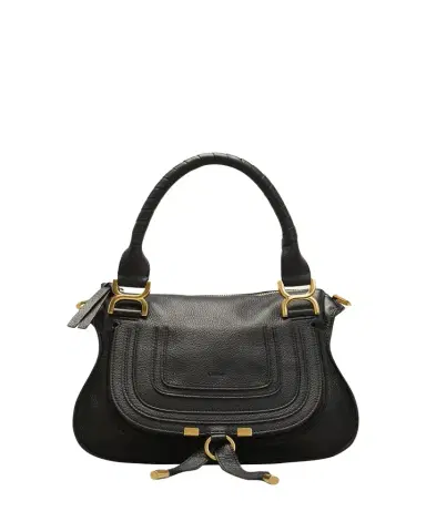 Chloé Marcie Small Satchel Bag in Grained Calfskin | Thumbnail 1 Chloé Marcie Small Satchel Bag in Grained Calfskin | Thumbnail 1