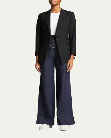 Cinq à Sept Benji Straight-Leg Pants | Thumbnail 2 Cinq à Sept Benji Straight-Leg Pants | Thumbnail 2
