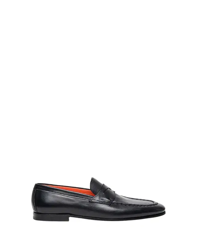 Men's Door Leather Penny Loafers