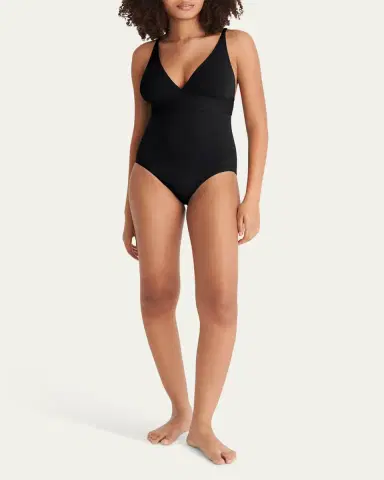 ERES Larcin Deep V Triangle One-Piece Swimsuit | Thumbnail 2