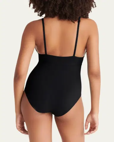 ERES Larcin Deep V Triangle One-Piece Swimsuit | Thumbnail 3