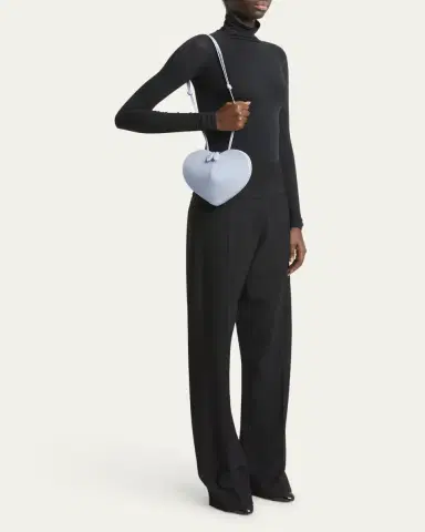 Alaïa Le Coeur Crossbody Bag in Lux Leather | Thumbnail 9