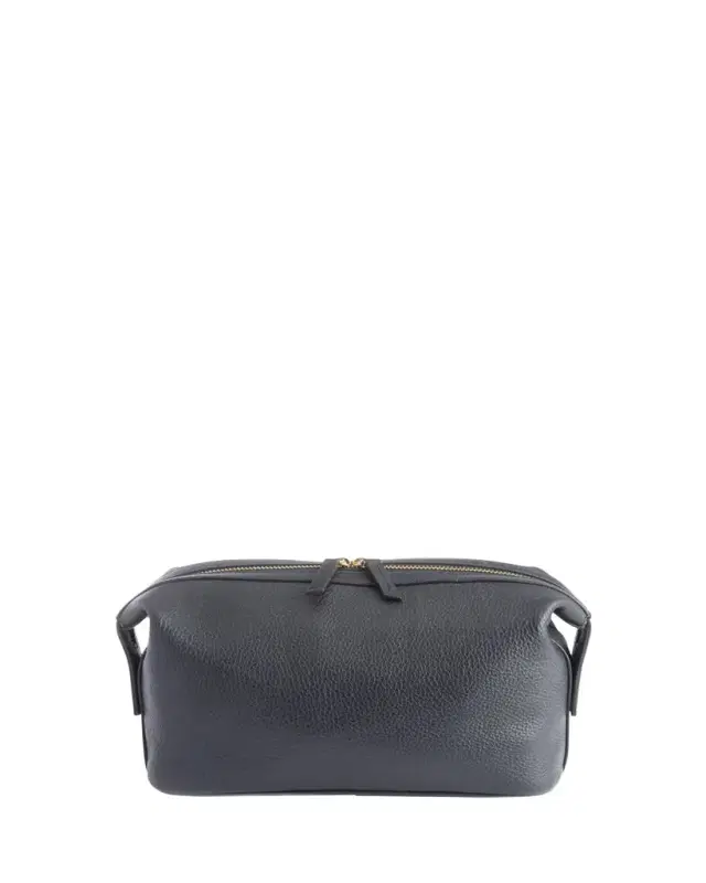ROYCE New York Monogrammed Large Leather Toiletry Bag, Personalized