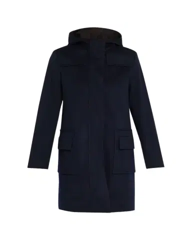 Akris punto Duffle Reversible Hooded Coat | Thumbnail 1 Akris punto Duffle Reversible Hooded Coat | Thumbnail 1