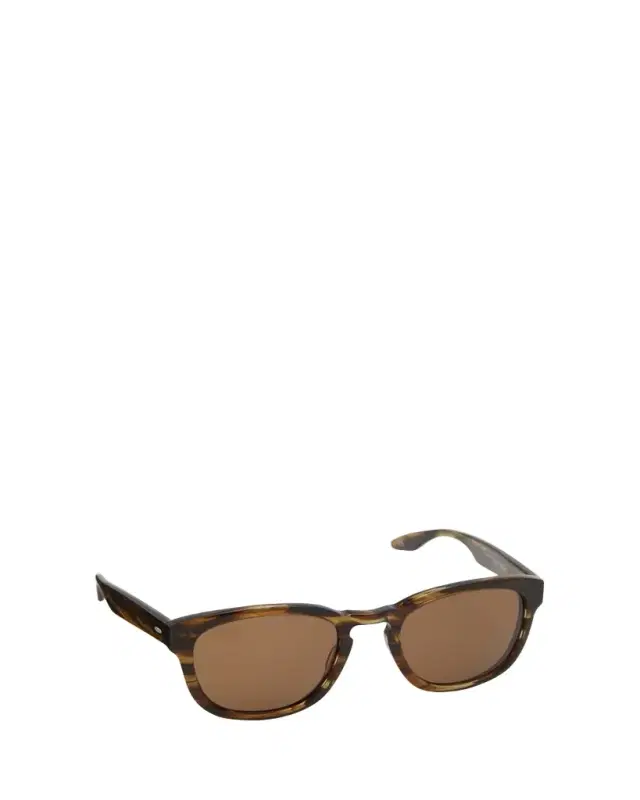 Men's Nelson Keyhole-Bridge Round Sunglasses