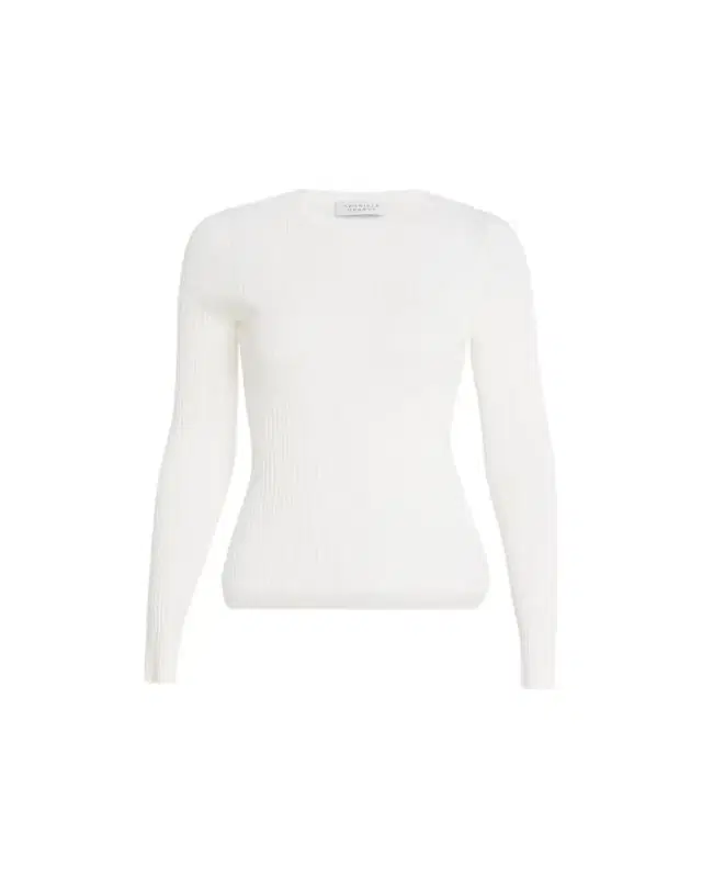 Gabriela Hearst Browning Cashmere Ribbed Top
