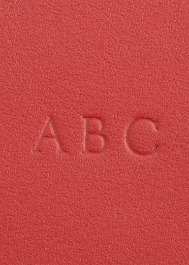 Royce New York Monogrammed Leather Luggage Tag, Personalized | Thumbnail 2