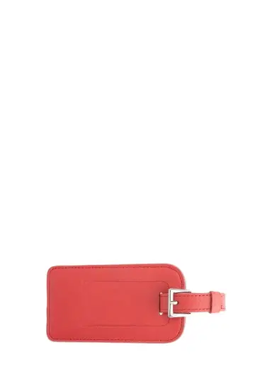 Royce New York Monogrammed Leather Luggage Tag, Personalized | Thumbnail 1
