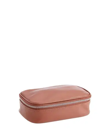 ROYCE New York Monogrammed Travel Tech Organizer Leather Case, Personalized | Thumbnail 1