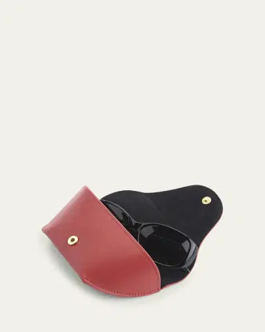 Royce New York Monogrammed Leather Sunglasses Carrying Case, Personalized | Thumbnail 2