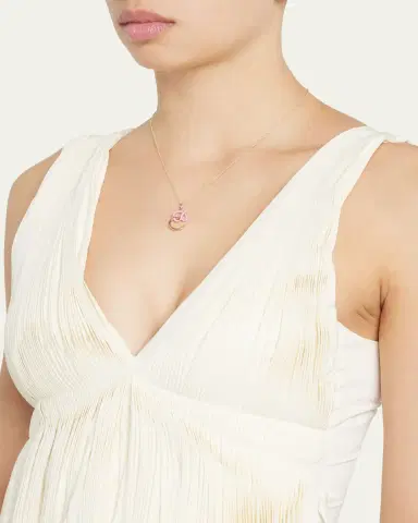 Bea Bongiasca Enamel Letter Necklace | Thumbnail 2 Bea Bongiasca Enamel Letter Necklace | Thumbnail 2