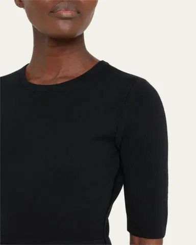 Gabriela Hearst Seymore Cashmere Blend Midi Dress | Thumbnail 5
