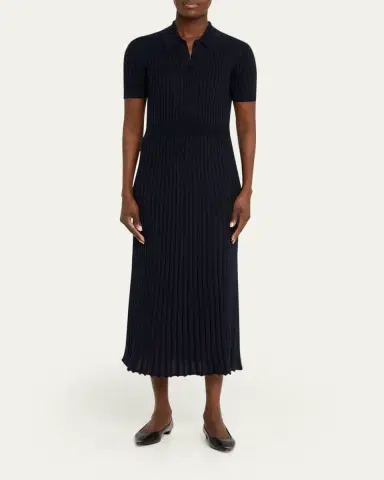 Gabriela Hearst Amor Polo Ribbed Cashmere Dress | Thumbnail 2