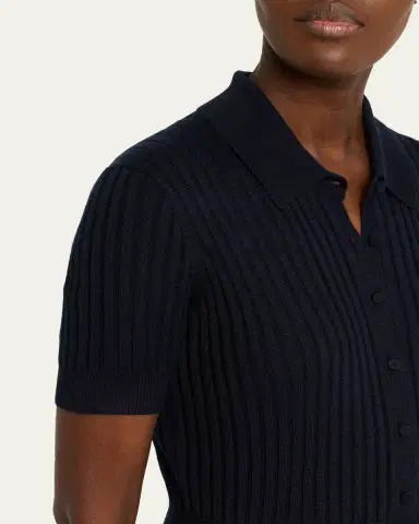 Gabriela Hearst Amor Polo Ribbed Cashmere Dress | Thumbnail 5