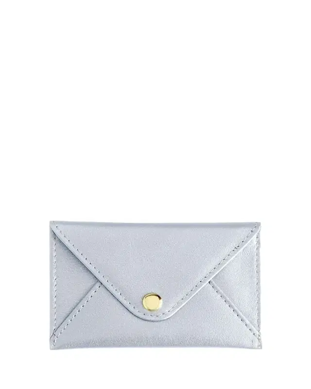 ROYCE New York Monogrammed Leather Envelope Style Card Holder, Personalized