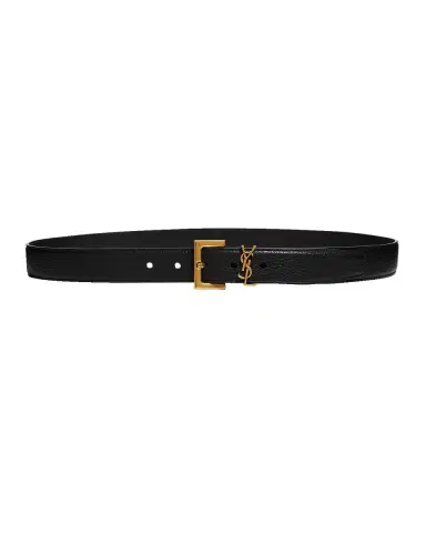 Saint Laurent YSL Calf Leather Belt | Thumbnail 3 Saint Laurent YSL Calf Leather Belt | Thumbnail 3
