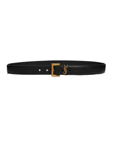 Saint Laurent YSL Calf Leather Belt | Thumbnail 1 Saint Laurent YSL Calf Leather Belt | Thumbnail 1