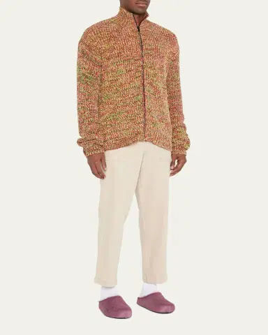 Marni Men's Fussbett Calf Hair Sabot Mules | Thumbnail 3
