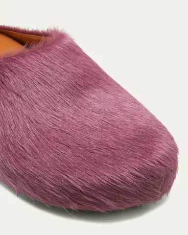 Marni Men's Fussbett Calf Hair Sabot Mules | Thumbnail 5