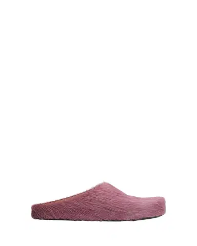 Marni Men's Fussbett Calf Hair Sabot Mules | Thumbnail 1