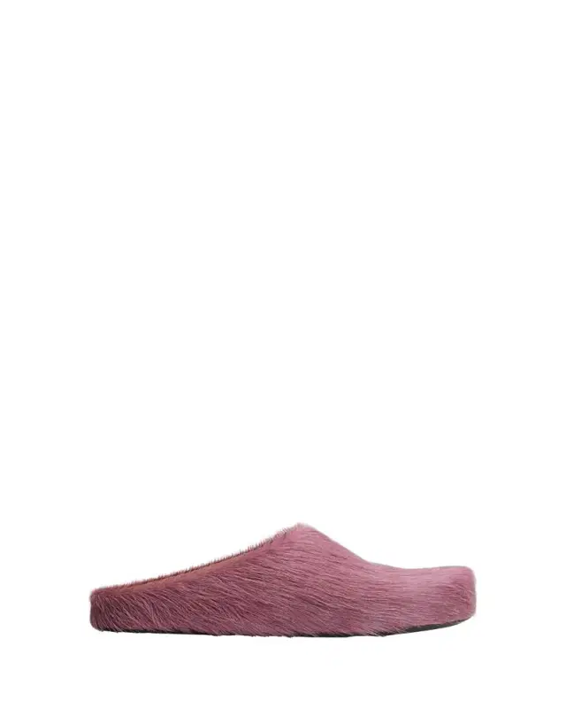 Men's Fussbett Calf Hair Sabot Mules