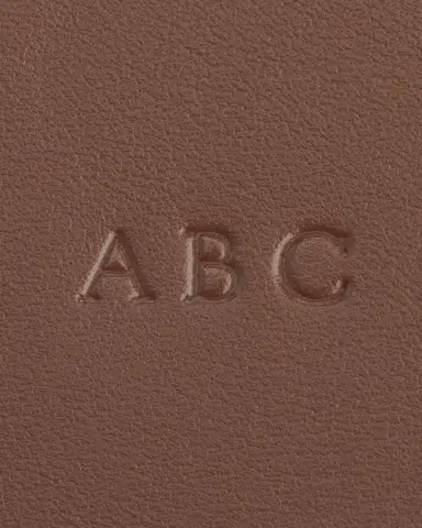 ROYCE New York Monogrammed Leather Envelope Style Card Holder, Personalized | Thumbnail 3