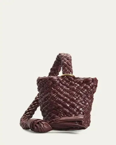 Bottega Veneta Kalimero Intrecciato Pleated Bucket Bag | Thumbnail 3