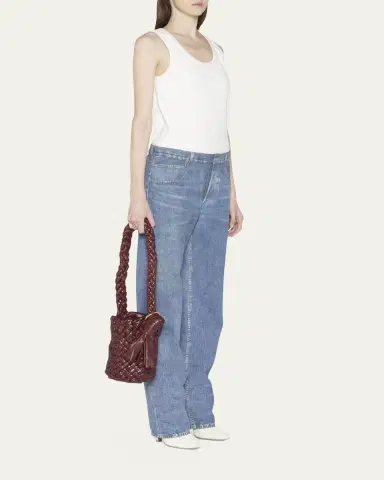 Bottega Veneta Kalimero Intrecciato Pleated Bucket Bag | Thumbnail 5