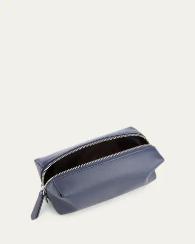 ROYCE New York Monogrammed Leather Zippered Utility Bag, Personalized | Thumbnail 2