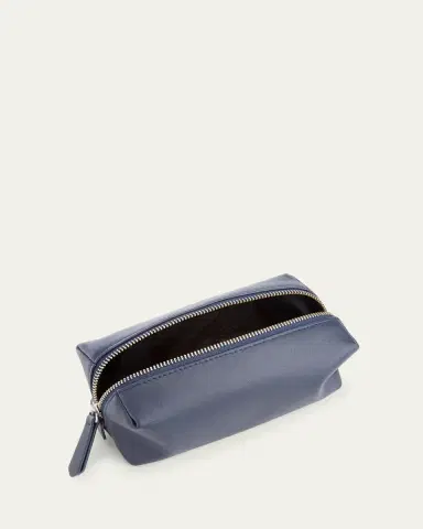 ROYCE New York Monogrammed Leather Zippered Utility Bag, Personalized | Thumbnail 4