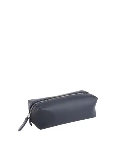 ROYCE New York Monogrammed Leather Zippered Utility Bag, Personalized | Thumbnail 1