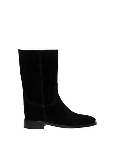 Santoni Fleeces Suede Tall Ranch Boots | Thumbnail 1