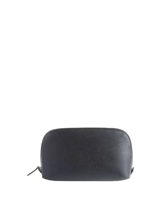 ROYCE New York Monogrammed Large Leather Cosmetic Bag, Personalized