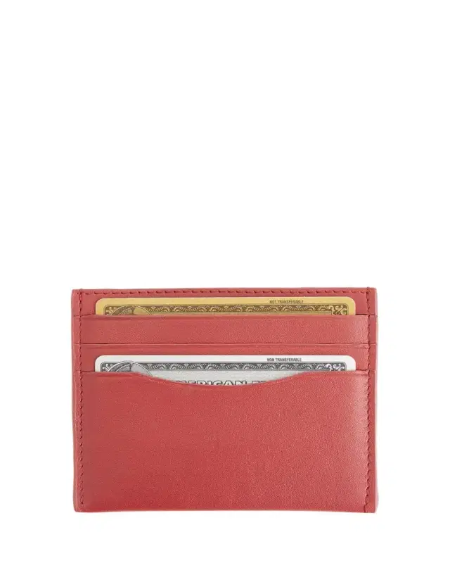 ROYCE New York Personalized Leather RFID Blocking Minimalist Card Case