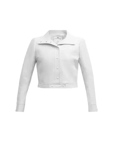 Courrèges Textured Vinyl Crop Jacket | Thumbnail 1 Courrèges Textured Vinyl Crop Jacket | Thumbnail 1