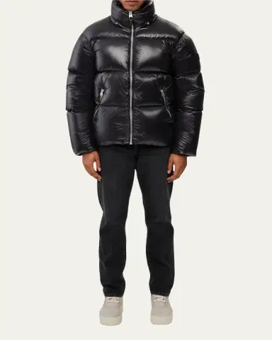Mackage Men's Kent Short Hooded Puffer Coat | Thumbnail 2 Mackage Men's Kent Short Hooded Puffer Coat | Thumbnail 2