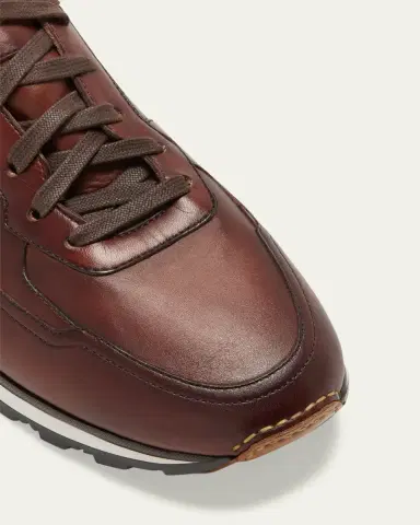 Magnanni Men's Arco Mix-Leather Trainer Sneakers | Thumbnail 5 Magnanni Men's Arco Mix-Leather Trainer Sneakers | Thumbnail 5