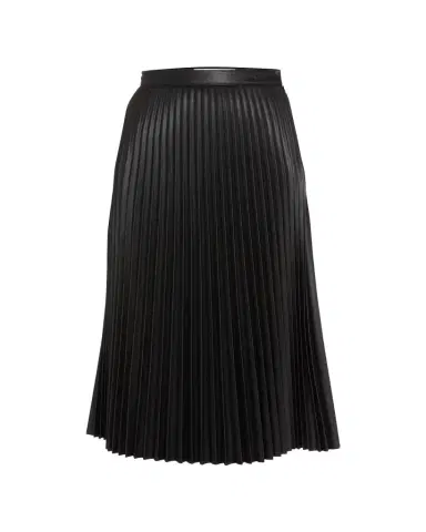 Proenza Schouler White Label Pleated Vegan Leather Midi Skirt | Thumbnail 1