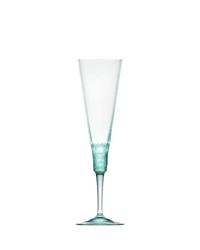 Moser Pebbles Champagne Flute