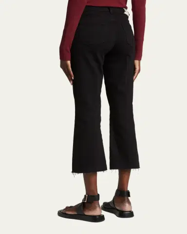 L'Agence Kendra High-Rise Crop Flare Jeans | Thumbnail 3 L'Agence Kendra High-Rise Crop Flare Jeans | Thumbnail 3