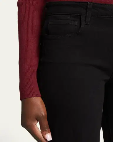 L'Agence Kendra High-Rise Crop Flare Jeans | Thumbnail 5 L'Agence Kendra High-Rise Crop Flare Jeans | Thumbnail 5