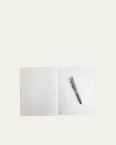 ROYCE New York Monogrammed Leather Bound Executive Notebook, Personalized | Thumbnail 6