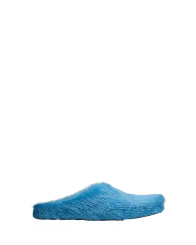 Marni Men's Fussbett Calf Hair Sabot Mules | Thumbnail 1